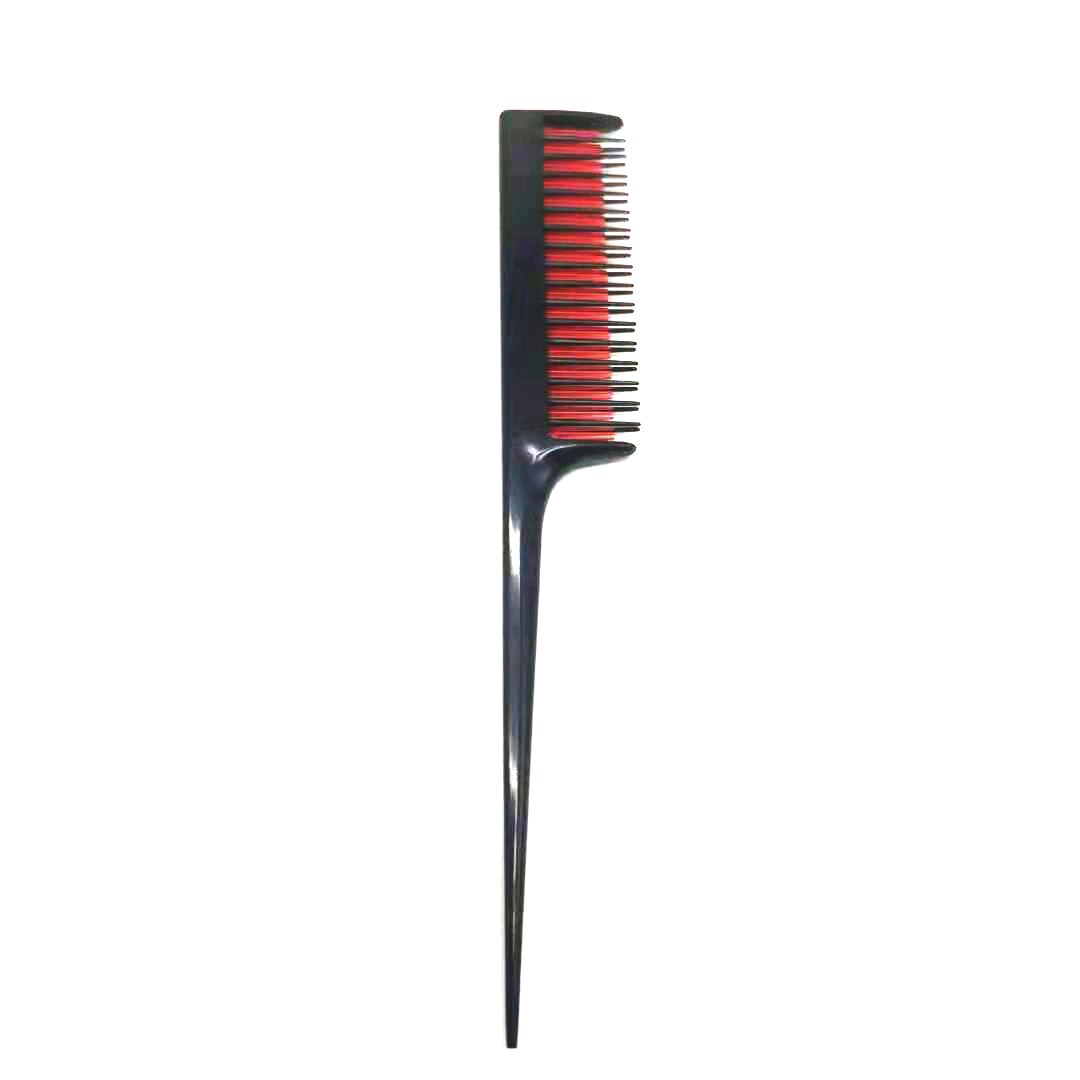 Peine de 9 y 5 filas para desenredar el cabello, cepillo de cola de rata, peinado, pelo mojado y rizado liso, cepillo de masaje para el cuero cabelludo para mujer: Rat Tail Comb