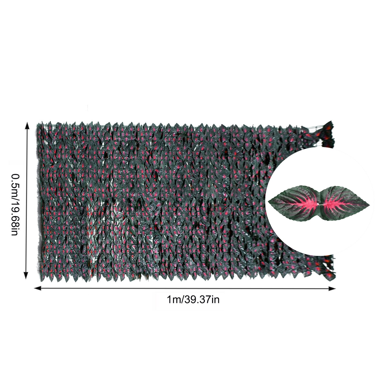 Retractable Artificial Garden Trellis Fence Expandable Faux Ivy Privacy Fence Wooden Garden Wall Fence Panel Plant Climb Trell: 50x100cm