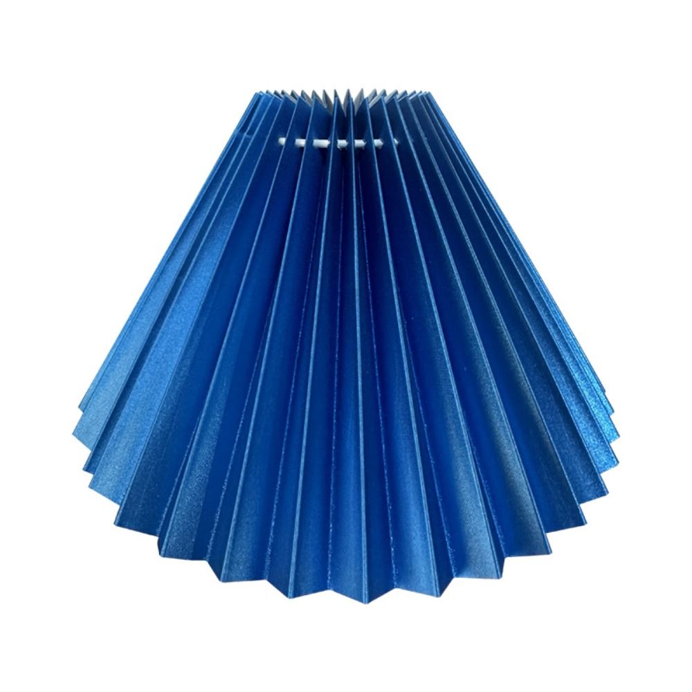 Pantalla plisada de tela para decoración de techo, cubierta de lámpara de mesa lavable moderna, cubierta de tela para candelabro Retro DIY, sala de estar y comedor: Verde