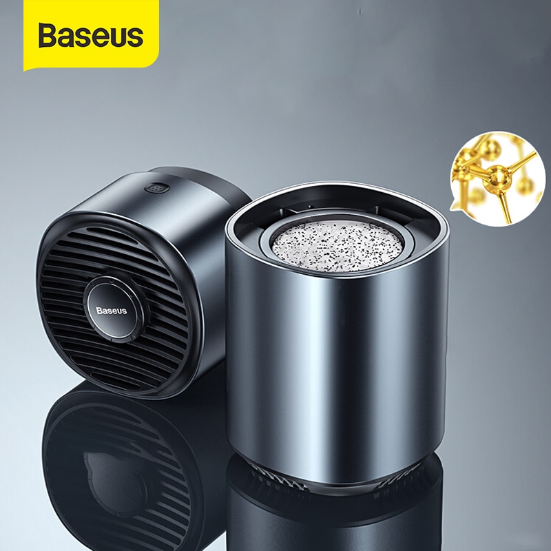 Baseus Auto Luchtverfrisser 2 In 1 Draadloze Auto Parfum En Handheld Cooler Fan Metalen Verstelbare Auto Diffuser Geur