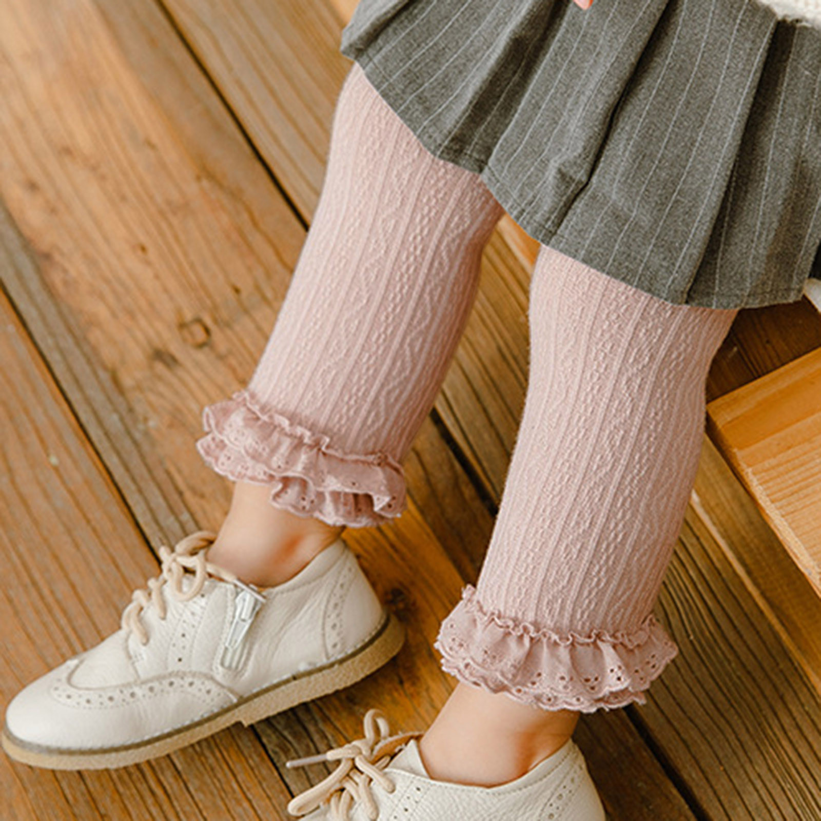 Outono inverno algodão infantil bebê collants crianças rendas collants da criança meninas calça floral anti derrapante collants crianças roupas 3-8y