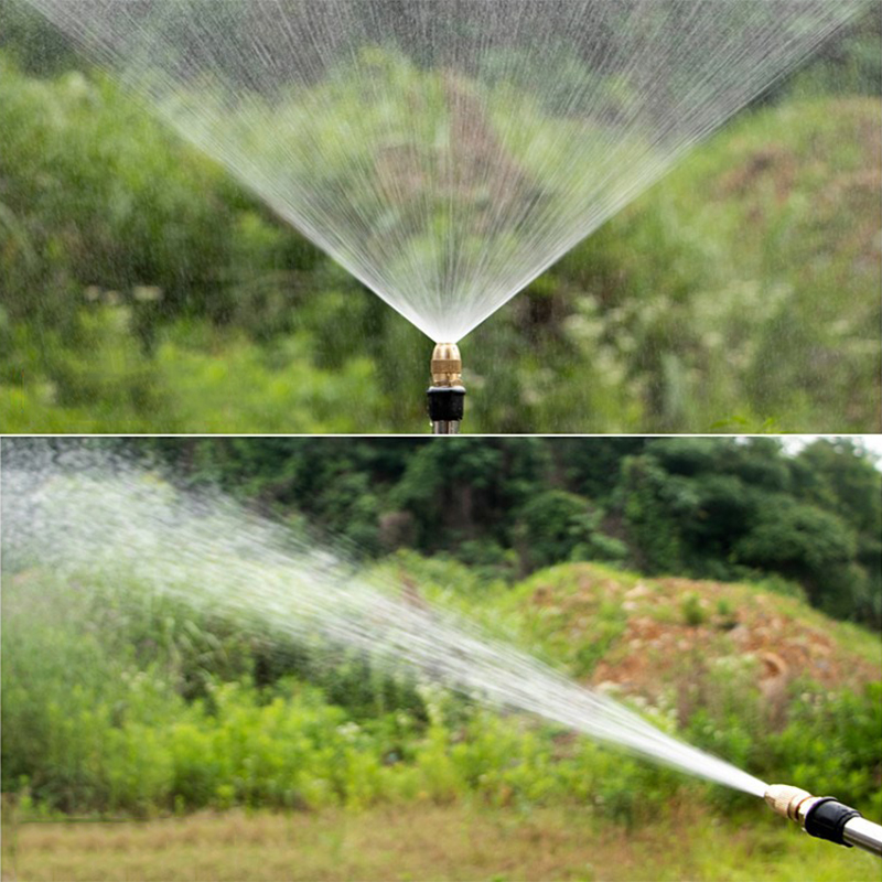 High Pressure Brass Misting Nozzles Fogging Spray Head Outdoor Hexagon 1/2" Threaded Garden Lawn Sprayer Nozzle Micro Irrigation