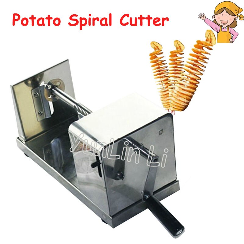 Potato Spiral Cutter Stainless Steel Manual Fruit Vegetable Spiralizer Spiral Potato Cutter Kitchen Tools