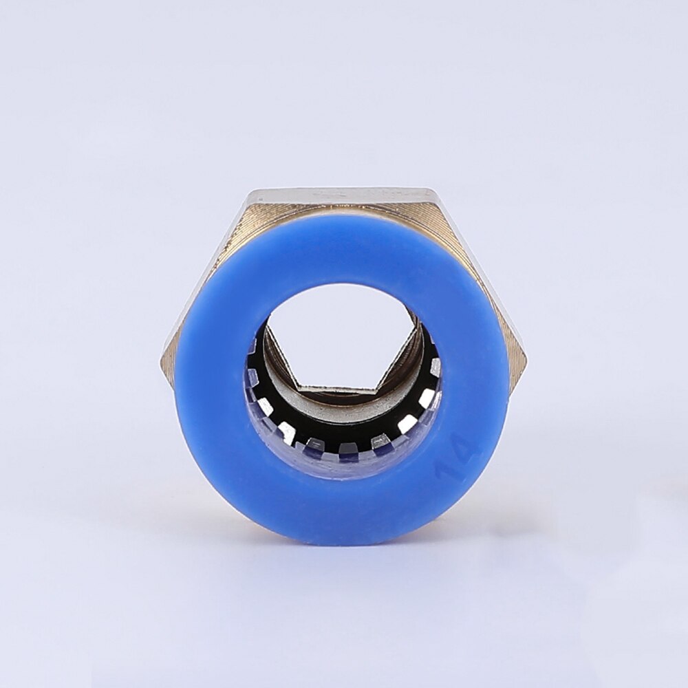 Pneumatic Fittings PC PC4/6-M6/M8/M10/M12 Male Metric Thread Connector Brass Push In Quick Connector Air Fitting Plumbing 10PCS