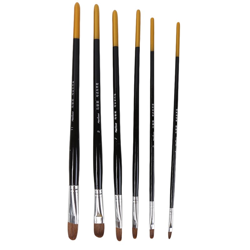 Madera acuarela pincel para pintar con acrílico conjunto para dibujar pintura arte suministros pincel lápiz artista pinceles para pintura al óleo