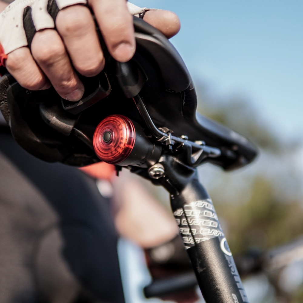 Smart Sensing Fahrrad Licht Lampe Wasserdichte LED Lade Sicherheit Warnung Radfahren Rücklicht Mountainbike Hinten Licht Zubehör