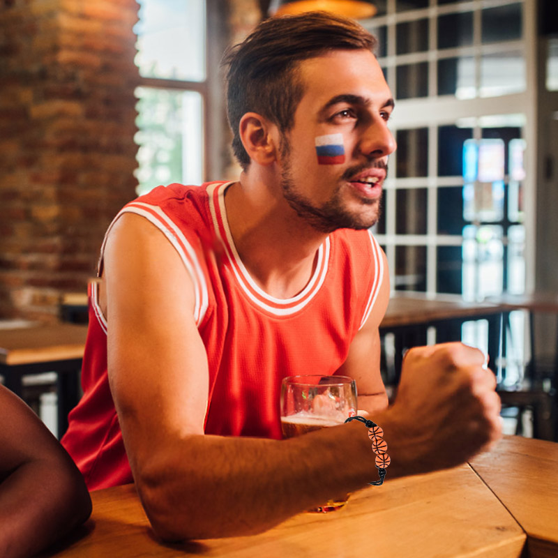 10/20Stck Sport thema Party Armbänder FußBall Baseball Basketball Perlen Charme freundlicher Geburtstag begünstigt für Gast Pinata Füller