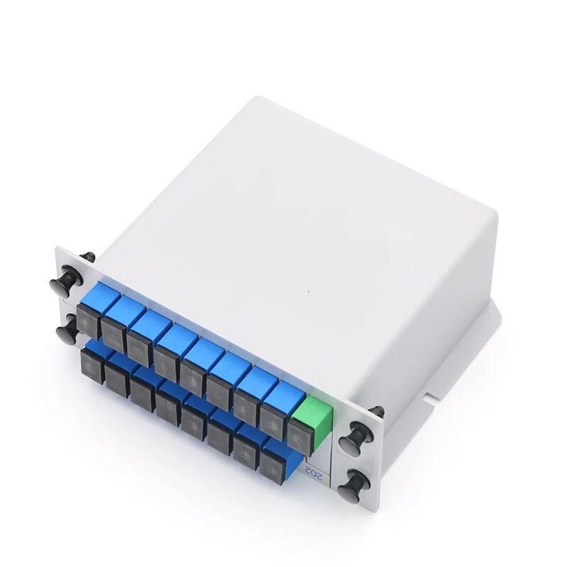 SC APC UPC PLC 1X16 Fiber Optic FTTH Splitter Box PLC Insert sheet Type Fiber Optical Coupler Splitter Insertion 1:16
