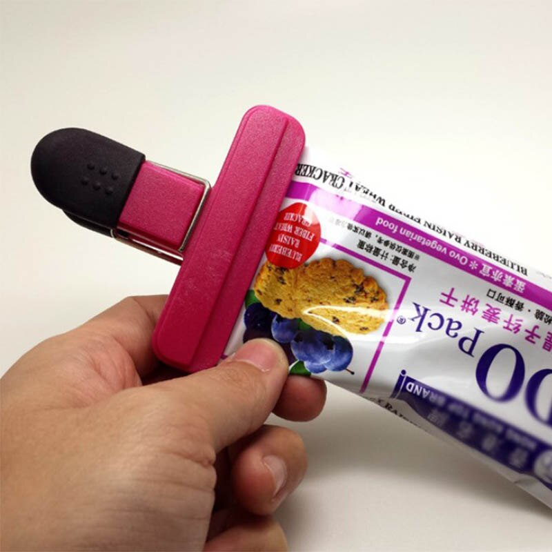 Plastique alimentaire sac d'étanchéité agrafe frais étanche à l'humidité Snack pommes de terre Chips carte postale Clips d'étanchéité ménage cuisine Gadgets articles