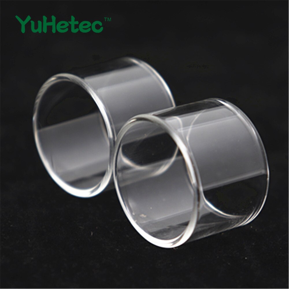 2Stck Original YUHETEC Ersatz Glas ROHR für Gebührals Fireluke 2 / Fireluke 3/Gebührals M Profi 2 Panzer metall Auflage 3ml/5ml