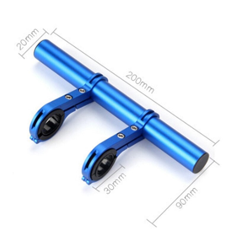 Bike Handlebar Extender Aluminum Alloy Bracket Extension for Bicycle Speeeter Mount Headlight Flashlight Lamp Holder