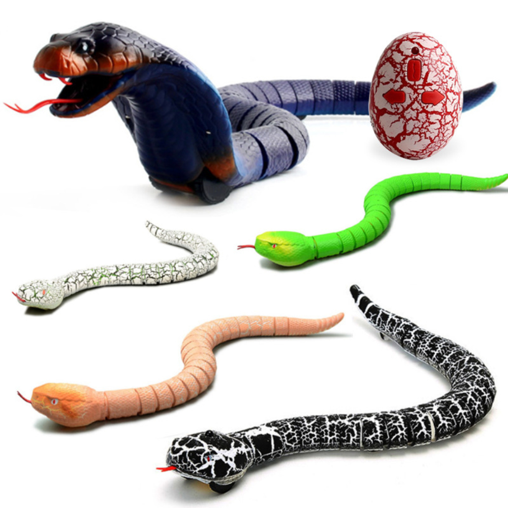 Jouet de noël pour garçon, serpent, Naja, Cobra, Animal, Robot télécommandé, avec câble Usb, nouveauté