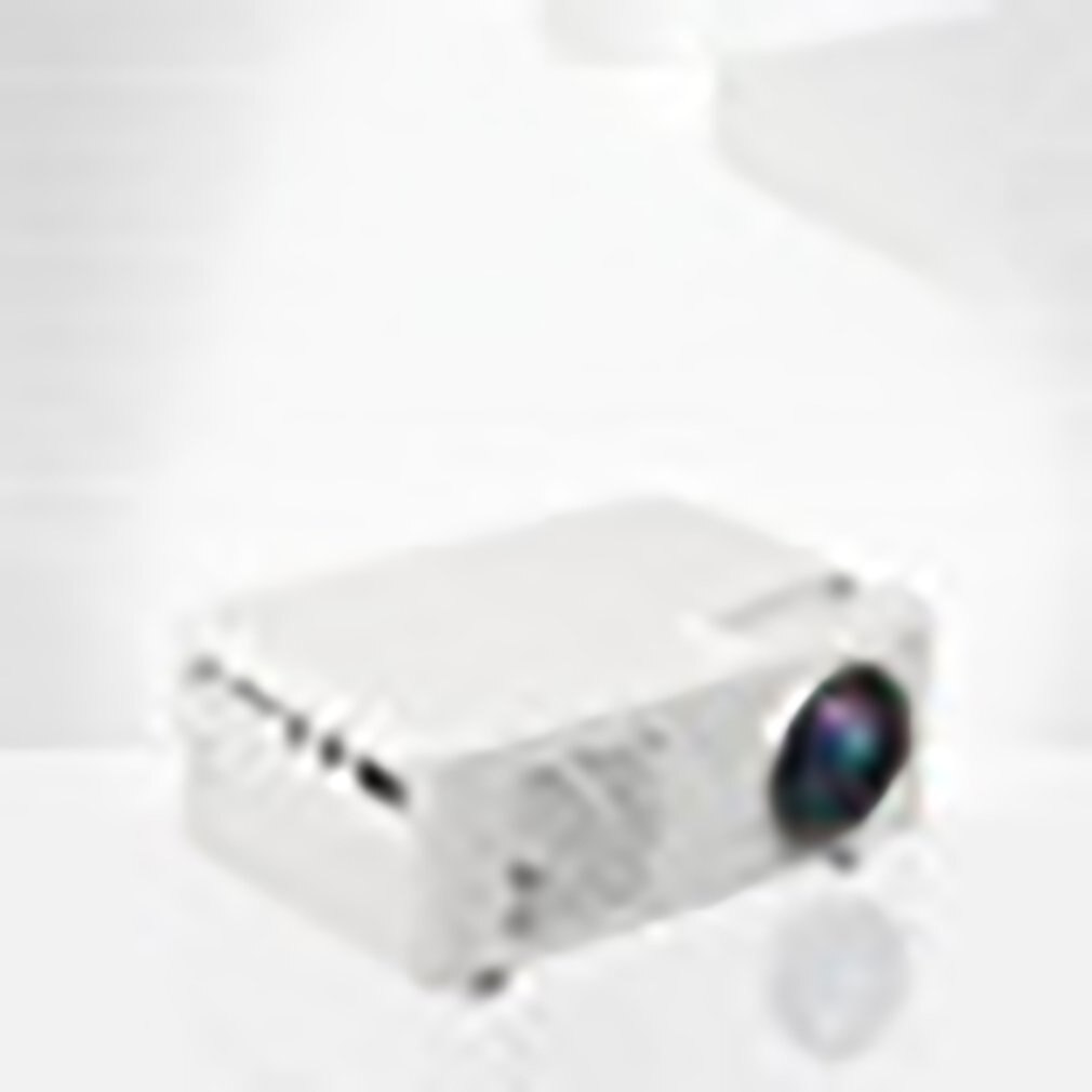 814 Mini Small Home Conference Projector Led Portable Micro Projector Supports 1080P Hd Projection White