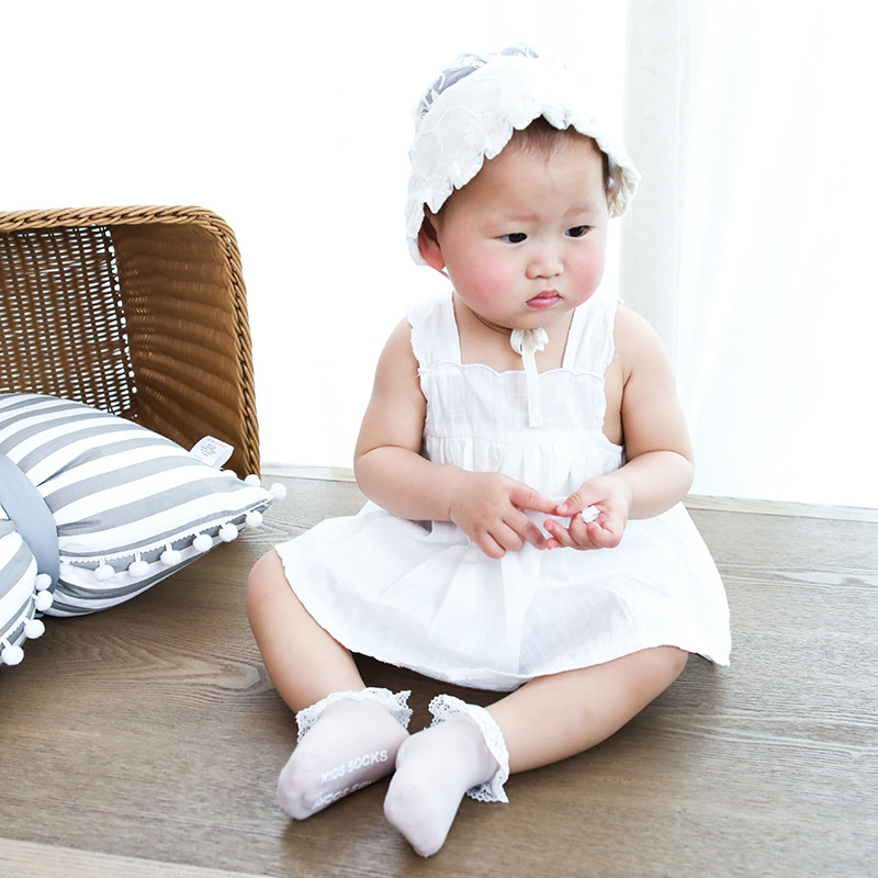 3 Paren/partij 0 Tot 3 Jaar Zomer Baby Sokken Leuke Dier Bloemen Baby Baby Floor Sokken Zachte Katoenen Anti-slip Sokken Voor Meisjes