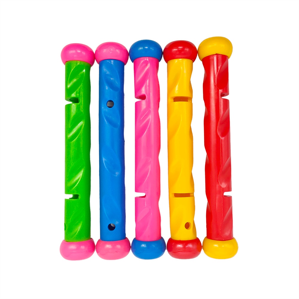 5 PCS Diving Sticks Funny Pool Diving Toys Diving Rods Children Underwater Summer Throwing Diving Game Multicolor Beach Toys