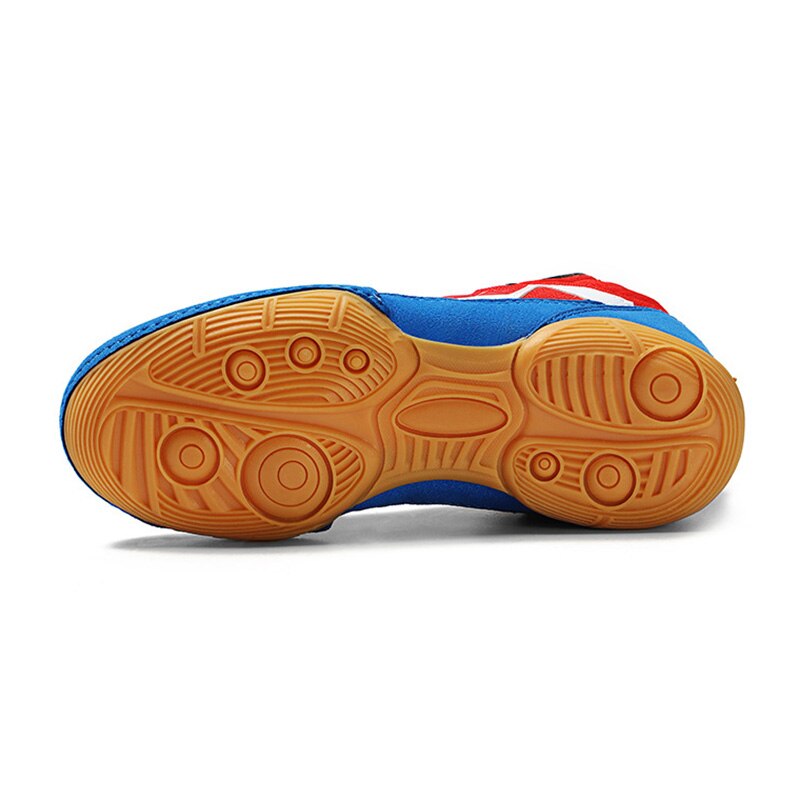 USHINE dziecięce buty zapaśnicze oddychające siatkowe bokserskie trampki oświetlenie dla dzieci oświetlenie buty bokserskie chłopcy kobieta buty zapaśnicze