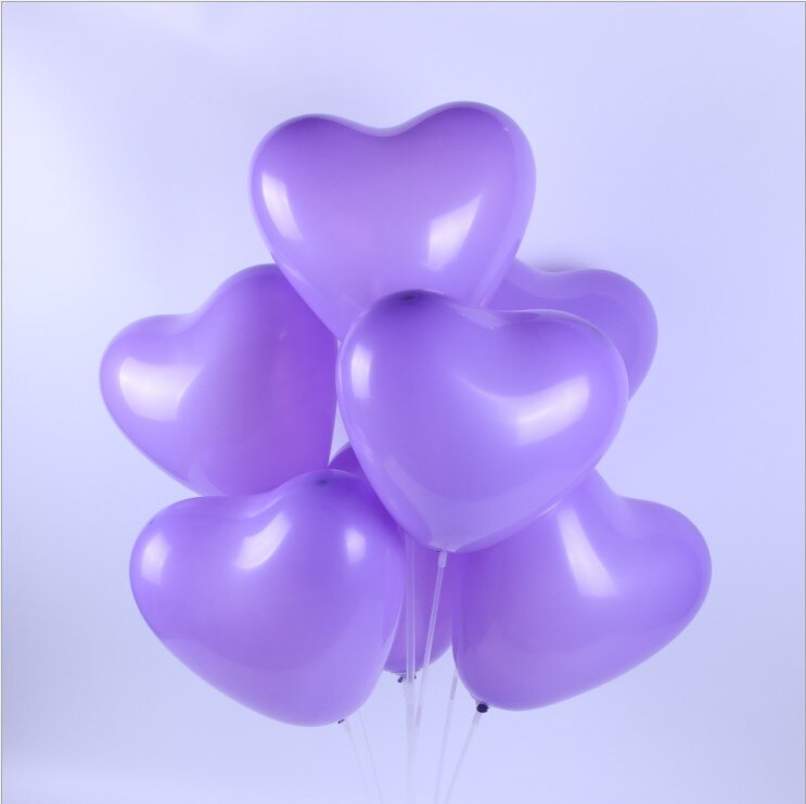 12 '' hjerteballoner slik runde heliumballoner fødselsdagsfest indretning romantisk bryllupstema baloon tillykke med fødselsdagen mariage globos: Blå