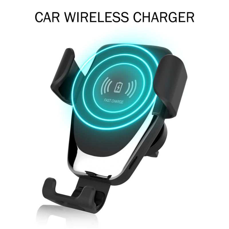 Qi Drahtlose Auto Ladegerät für iPhone 11 Pro XS Max XR X 8 7 Schwerkraft Telefon Halter 10W Schnelle auto Drahtlose Ladegerät für Samsung S10 S9