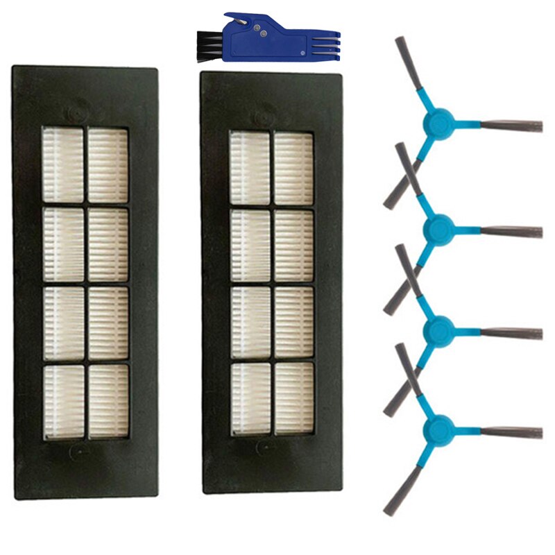Kit de paño de mopa para Cecotec Conga 3090, rodillo Cepillo Lateral, aspirador, piezas de electrodomésticos, repuesto: Package 1