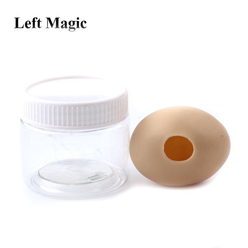 Oeuf de Simulation Ultra Silicone, tours de magie, œuf blanc à foulard en soie, accessoires magiques, Gimmick, accessoires de magicien, jouet classique, 1 pièces