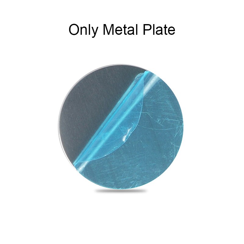 Suporte magnético automotivo para celular, suporte magnético para ventilação, para iphone x, 11, 8, 7, xiaomi, samsung, 360 suporte para celular: Only Metal Plate