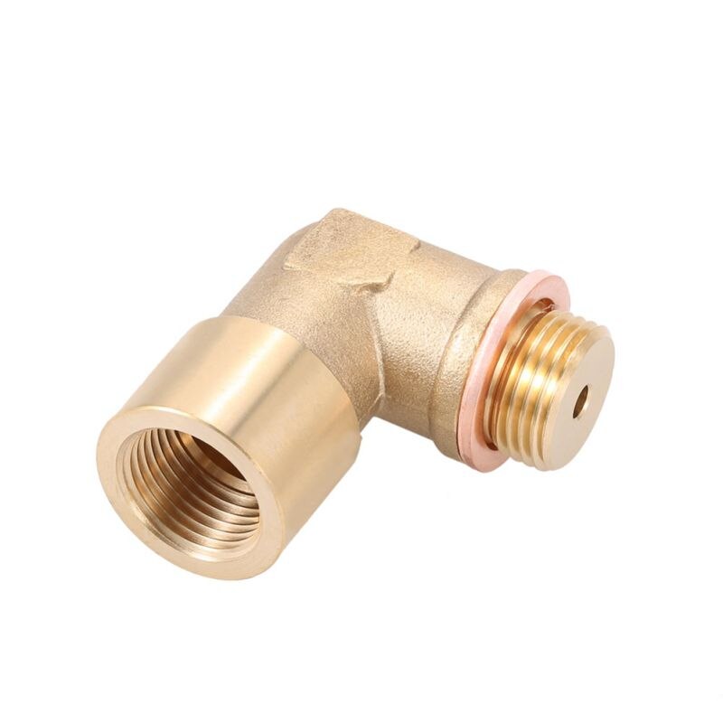 M18 x1.5 O2 Oxygen Sensor Lambda Extender Spacer Exhaust 90degree Lambda O2 Oxygen Sensor Extender Spacer