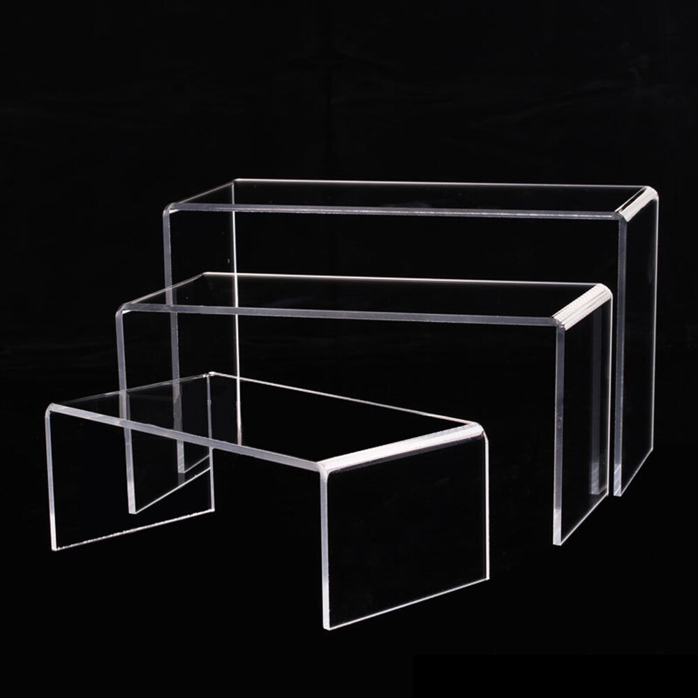 High Clear Acrylic Jewelry Display Stand Wallet Holder Toy Mobile Watch Bag Shoes Display For Window Multifunction Display