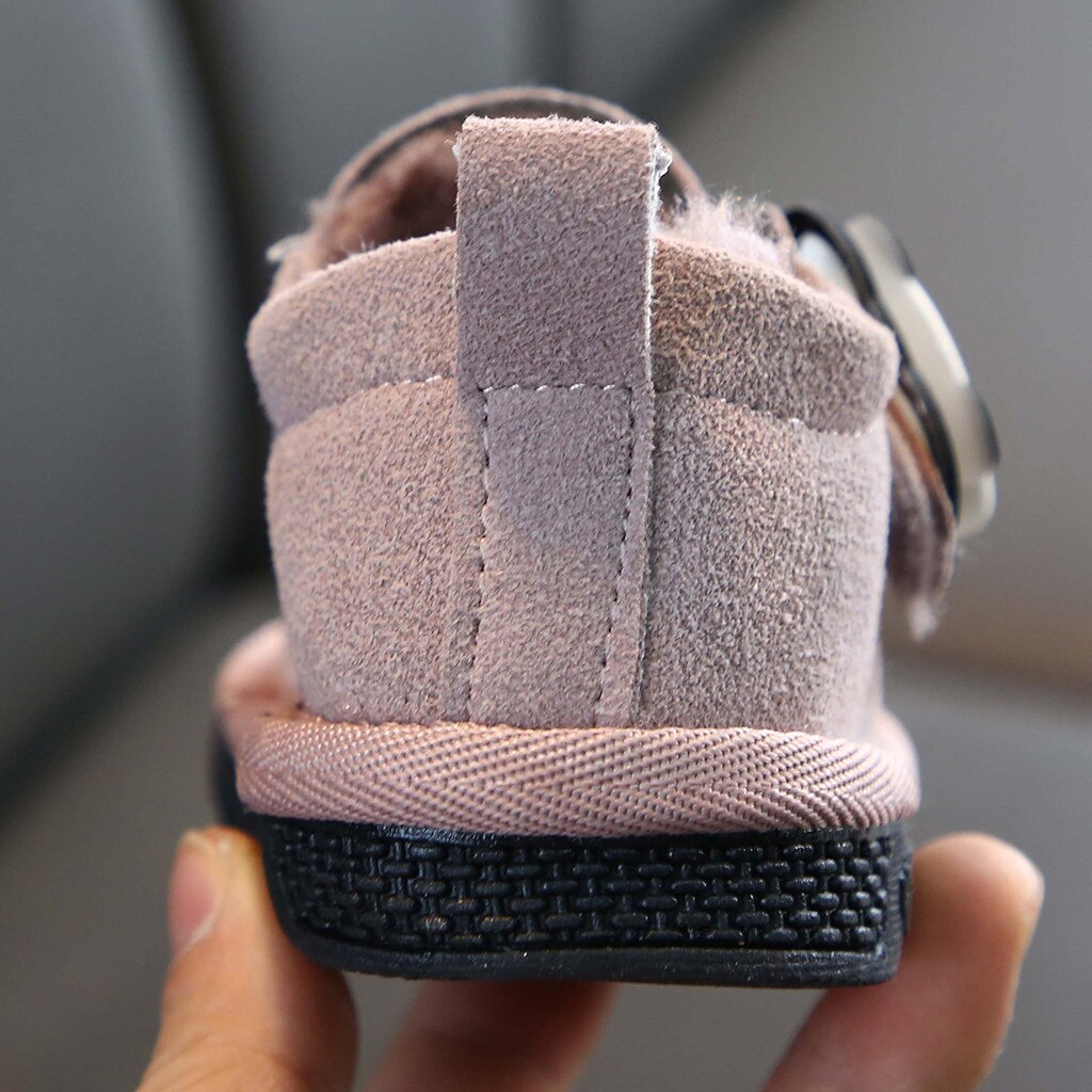 Baby Meisjes Jongens LED Schoenen Laarzen Baby Winter Leuke Cartoon Licht Sportschoenen Laarzen Lichtgevende Warme Sneakers schoenen kinderen