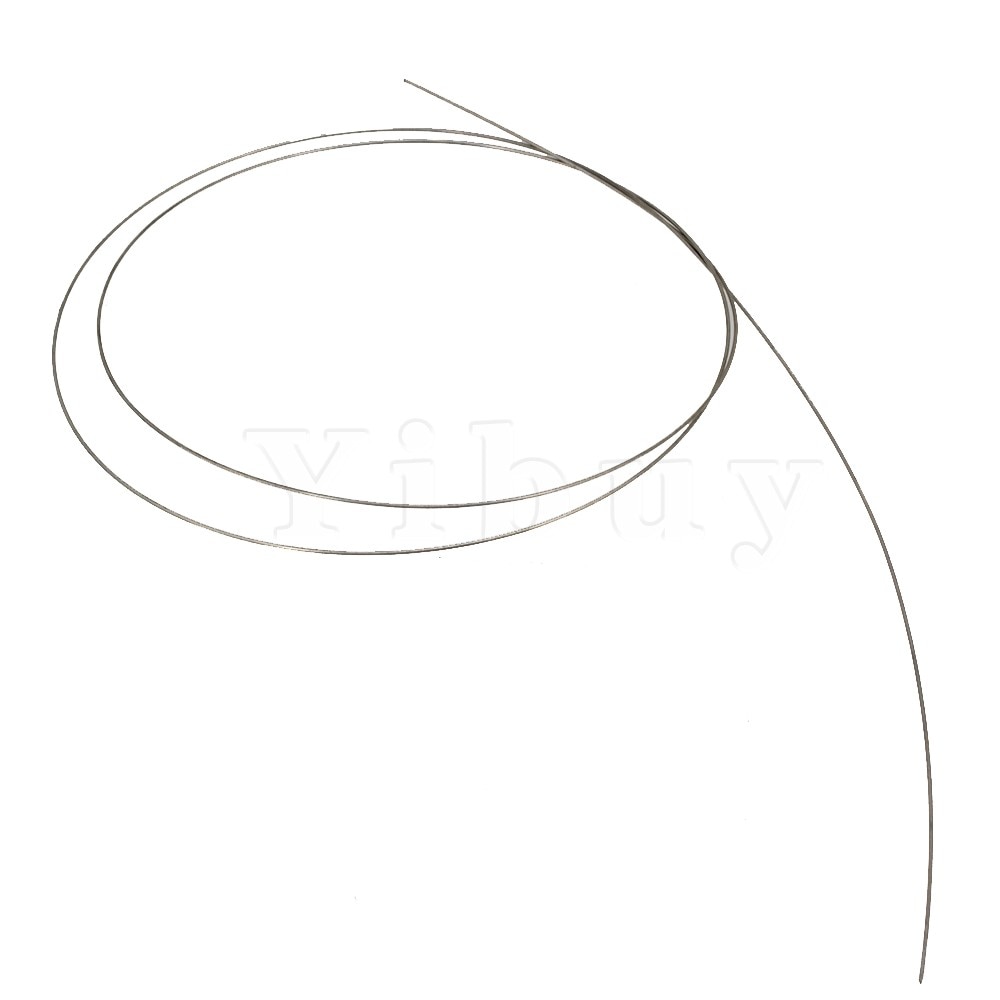 Yibuy Silver Tone 3.28Ft Piano Music Wire 14# Musical Instruments Accessories