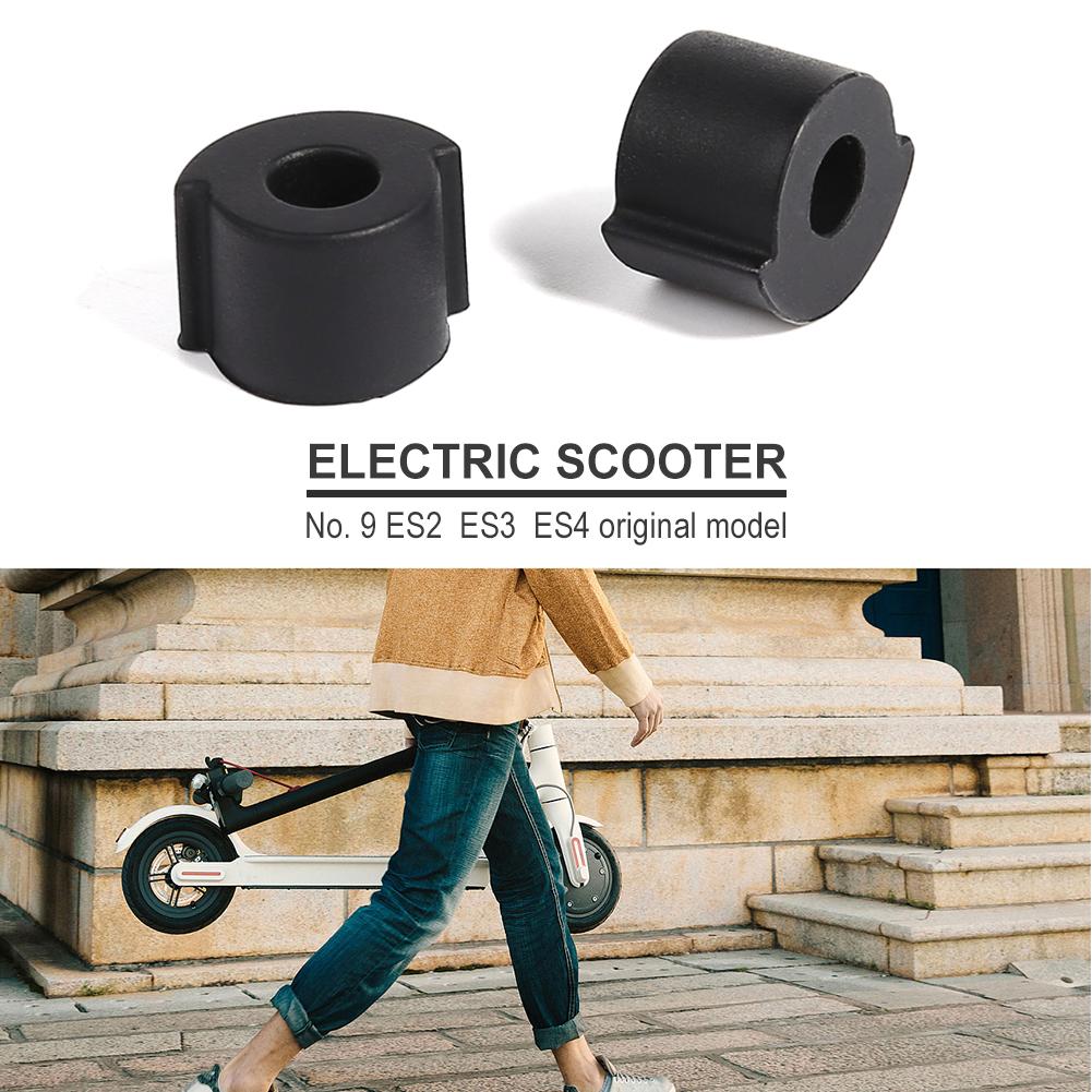 2 pçs scooter à prova de choque almofada skate bucha dobrável pré apertar almofada para ninebot es1 es2 es3 es4 scooter elétrico parte