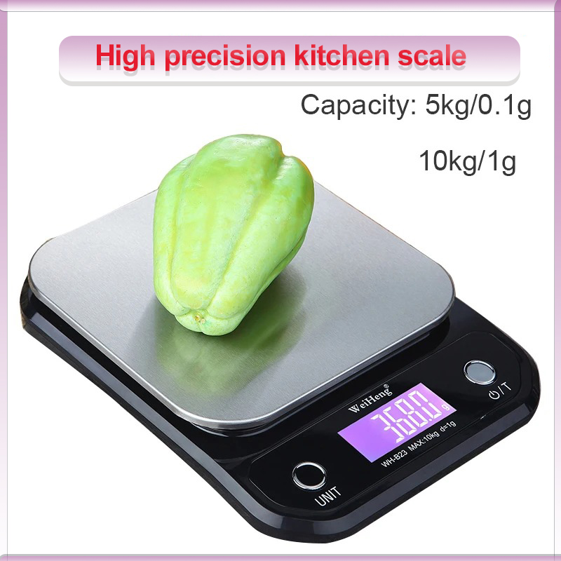 Keuken Digitale Weegschaal Met Lcd-Display 5Kg/10Kg Huishoudelijke Draagbare Tafel Weegschaal Voedsel Bakken Weegschaal Keuken Weegschaal Weegschaal