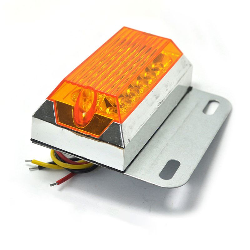 2Pcs Car LED Side Lights 24V 15 LED off Side Super Bright Marker Lamps for Truck L9BC