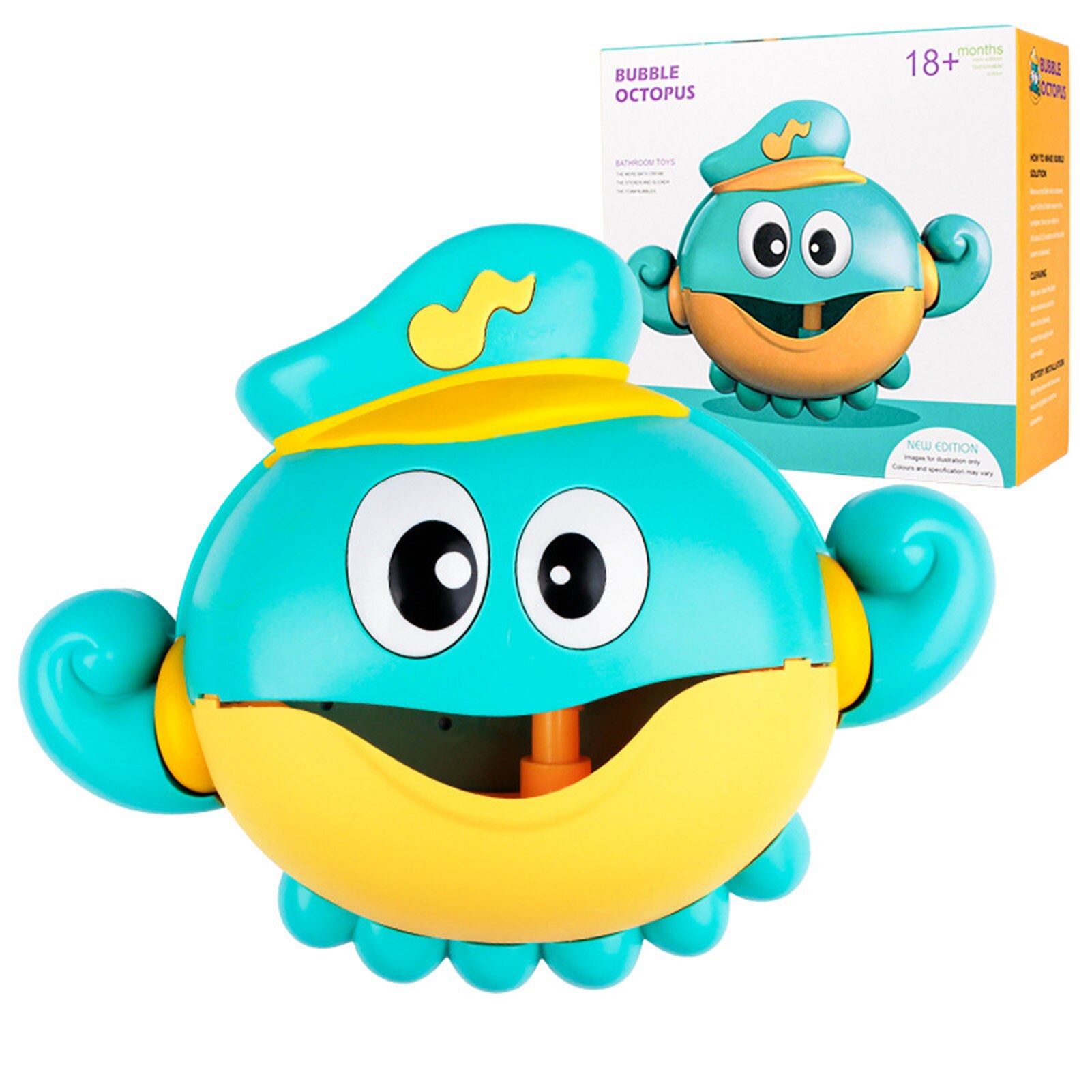 Kleine Octopus Elektrische Bubble Machine Automatische Bubble Camera Kinderen Zeepbellen Blower Elektrische Muziek Licht Speelgoed