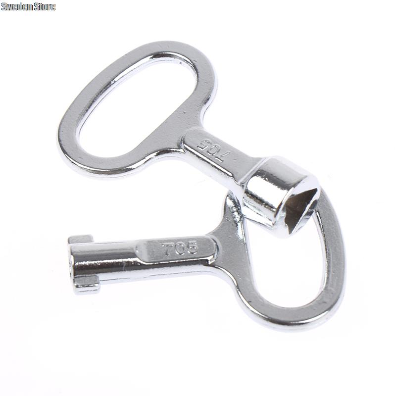2 Styles 1pc Universal Key Multifunction Wrench Metro Trains Key Lock Elevator Door Key Electric Cabinet Keys
