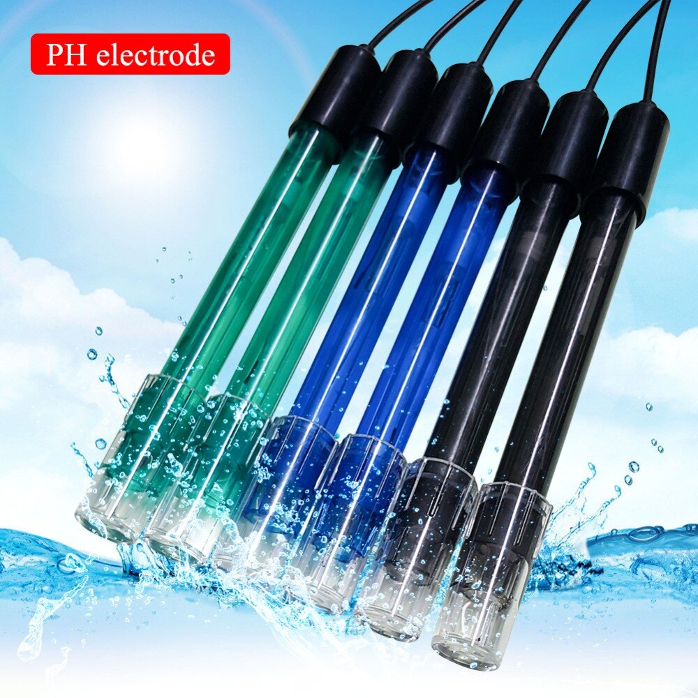 PH Meter Monitor Controller 0-14 pH Electrode Probe BNC Connector, Replacement Kit for Aquarium Hydroponics