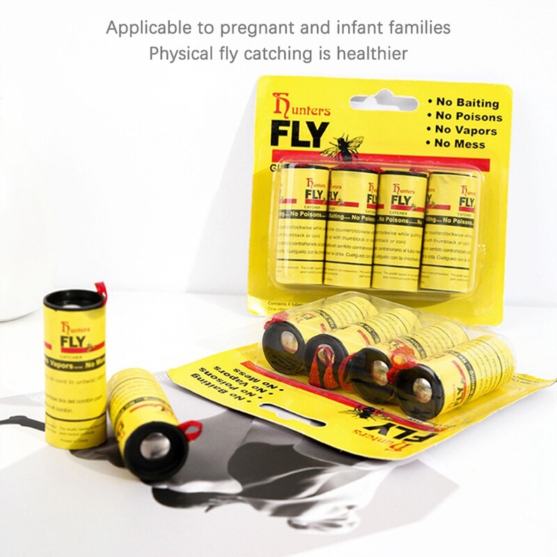 Sticky Fly Roll Sticky Flyboard Fly Stick Fly Stick Mosquito Paper Fly Roll