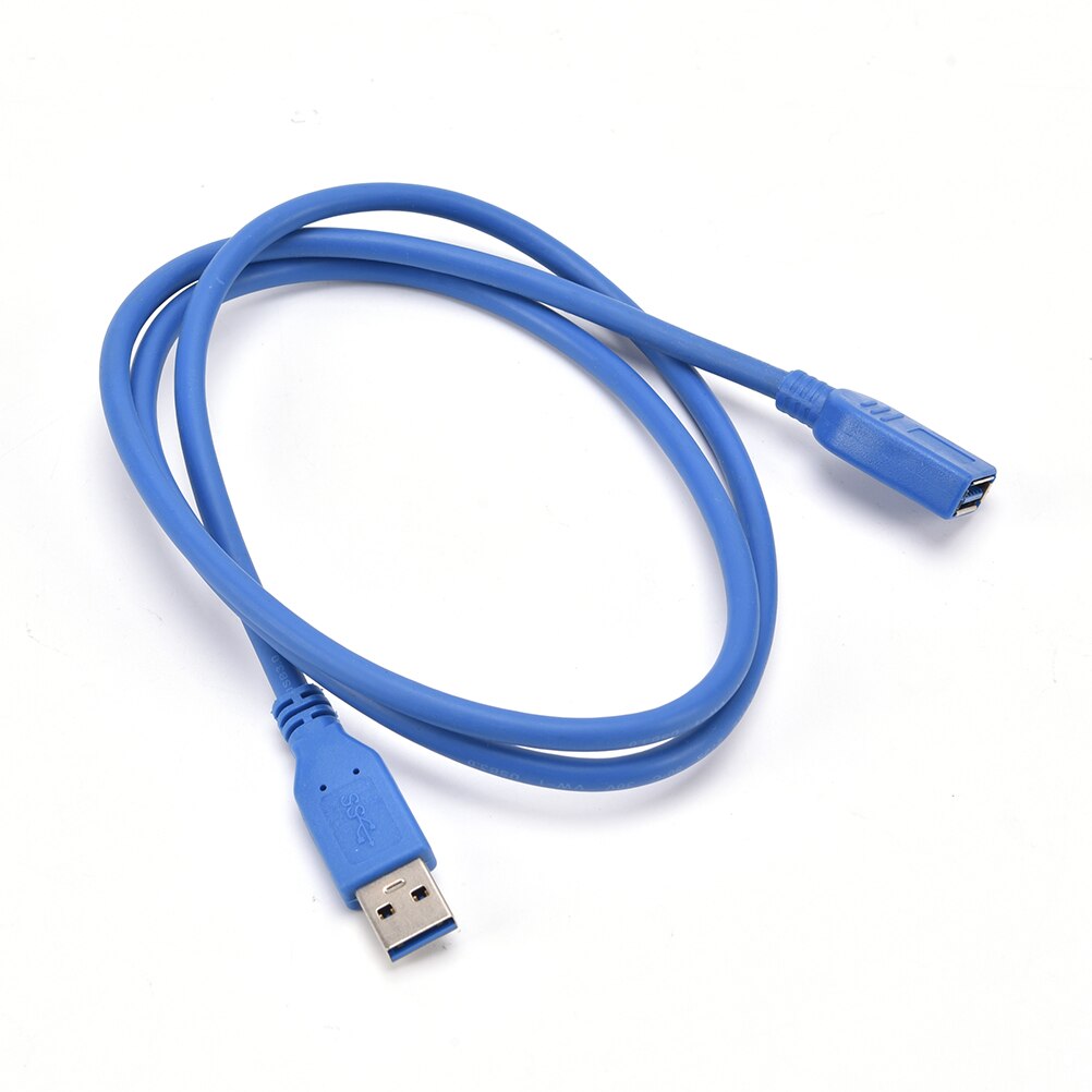 USB3.0 Data Sync Fast Speed Cord Connector USB 3.0 Male to Female Extension Cable for Phone Hard Disk for Laptop PC Printer 1.5m