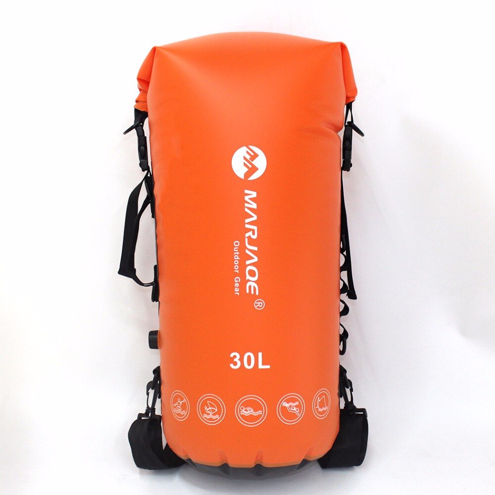30L Inflatable Waterproof Bags River Trekking Storage Dry Sack Bag For Canoe Kayak Rafting Swimming Surfing Spelunking Backpack