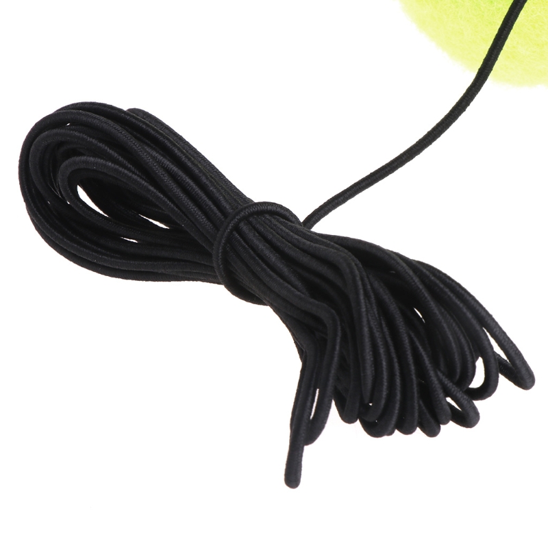 Green Resilience Tennis Balls Trainer Exercise Rubber Cord Elastic Band Rebound Training Tennis