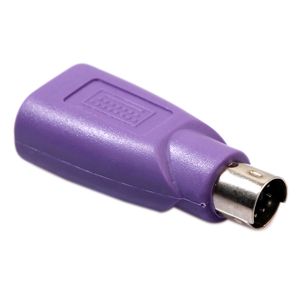 Adaptateur PS2 mâle vers USB femelle, 2/5 pièces, convertisseur de clavier et souris d&#39;ordinateur, accessoires