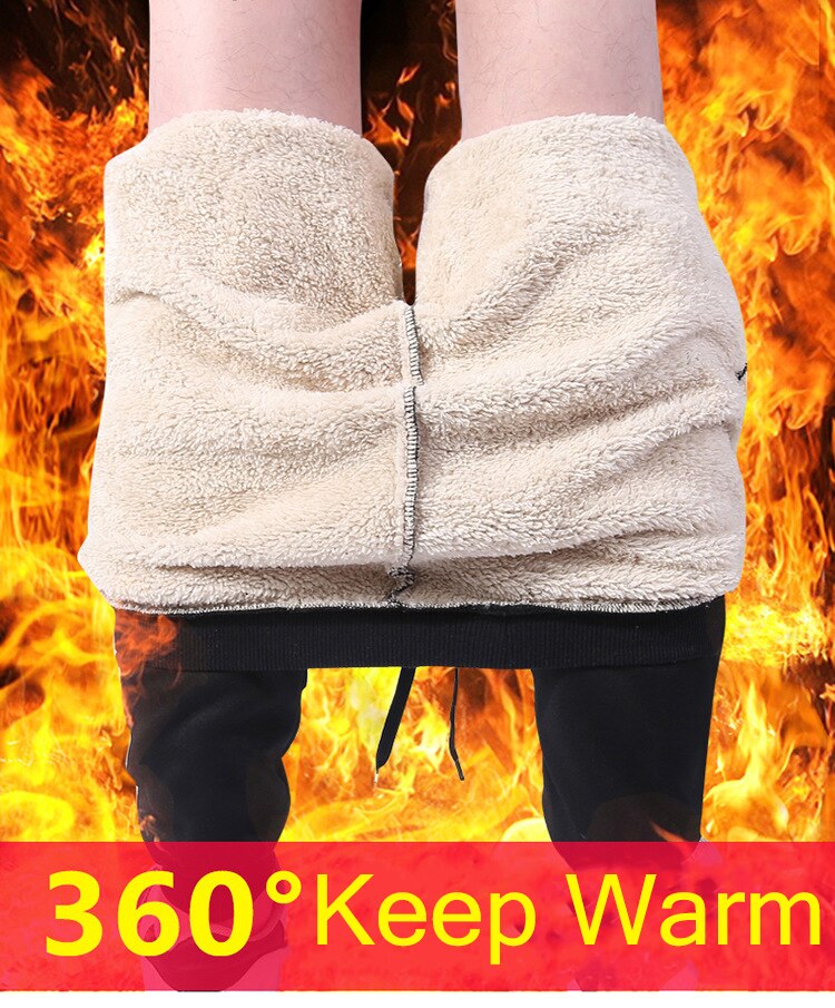 6XL männer Jogginghose Winter Hosen Dünne Männer Plus Samt Gepolstert groß Größe Warme Hosen Solide Trend Verdicken Sport Jogges,ZA316