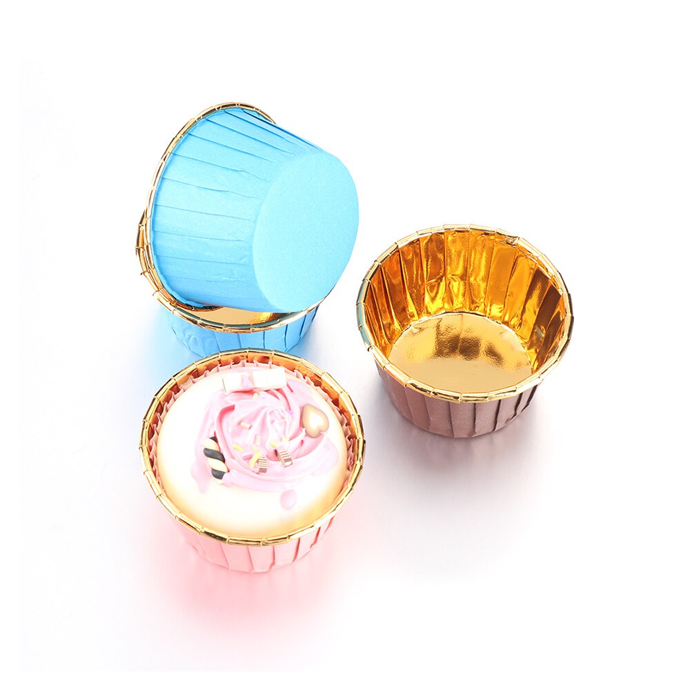 50 Stks/pak Cups Cake Diy Gebak Gereedschap Muffin Cupcake Liner Cake Wrappers Bakken Cup Lade Case Keuken Feestartikelen