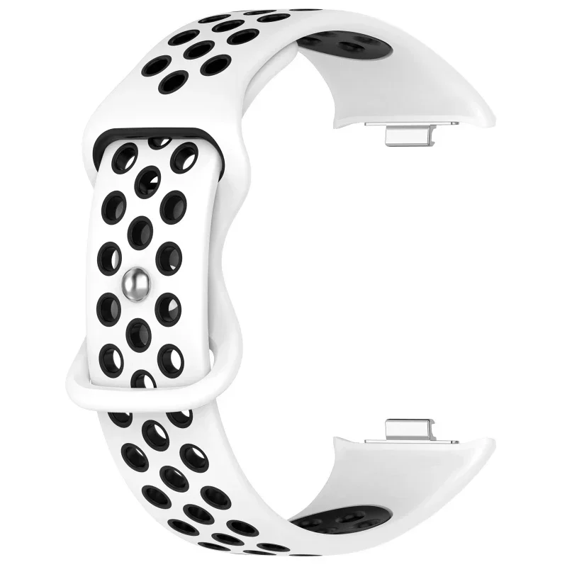 Offizielles Silikonarmband für Redmi Uhr 4 5 Bandzubehör Ersatz atmungsaktives Armbinde Armbinde Xiaomi Band 8 9 Profi Gürtel
