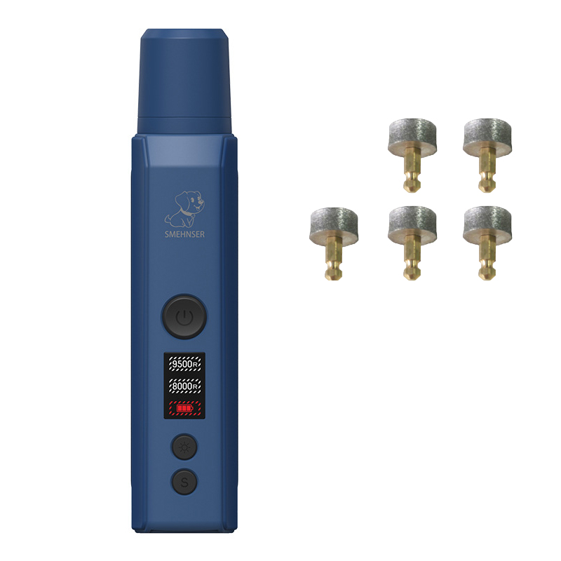 Elektrische LED Hond Nagelslijper Pijnloos Licht Honden Kat Nagelknipper Kleine Grote Honden Huisdier Poten Nagelsnijder Verzorgingsgereedschap: Licht Groen