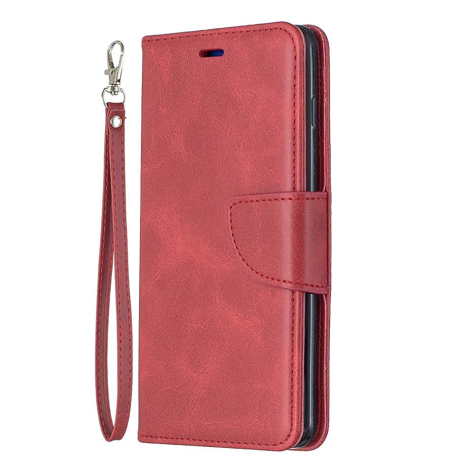 Luxury PU Leather Flip Case for Nokia 2.3 Wallet Phone Case for Nokia 2.3 Nokia2.3 Cover Coque: Red