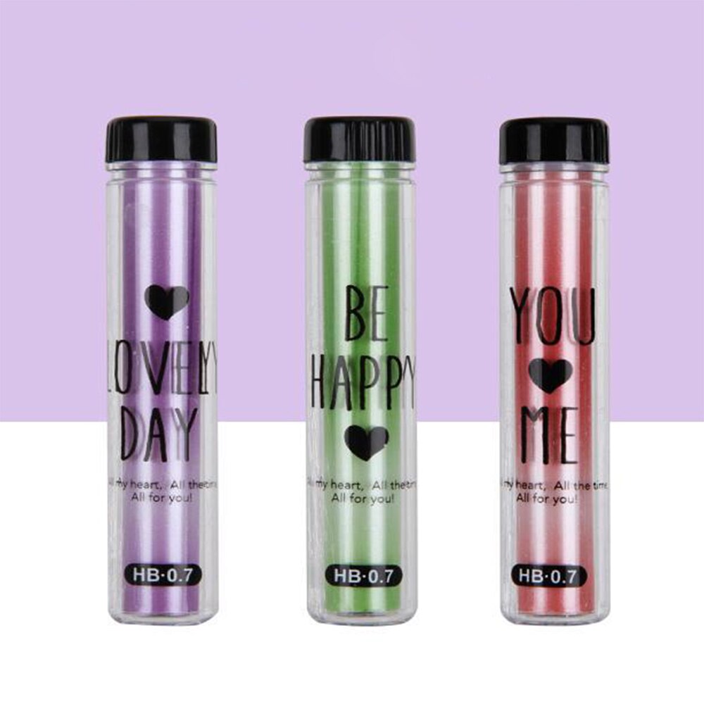 3 Boxes 0.5mm/0.7mm HB Mechanical Pencil Lead Rod Graphite Automatic Refill Office School Writing Drawing Tools Random Colors