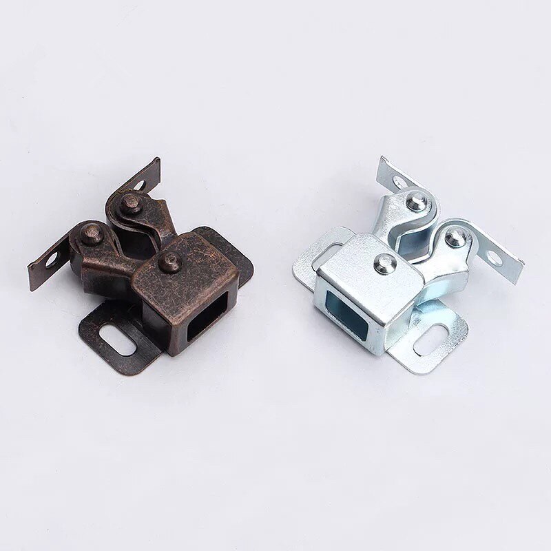10 Pieces Cabinet Catches Door Closer Snap Buckle Closet Kitchen Lock Furniture Wardrobe Spring Drawer Hardware