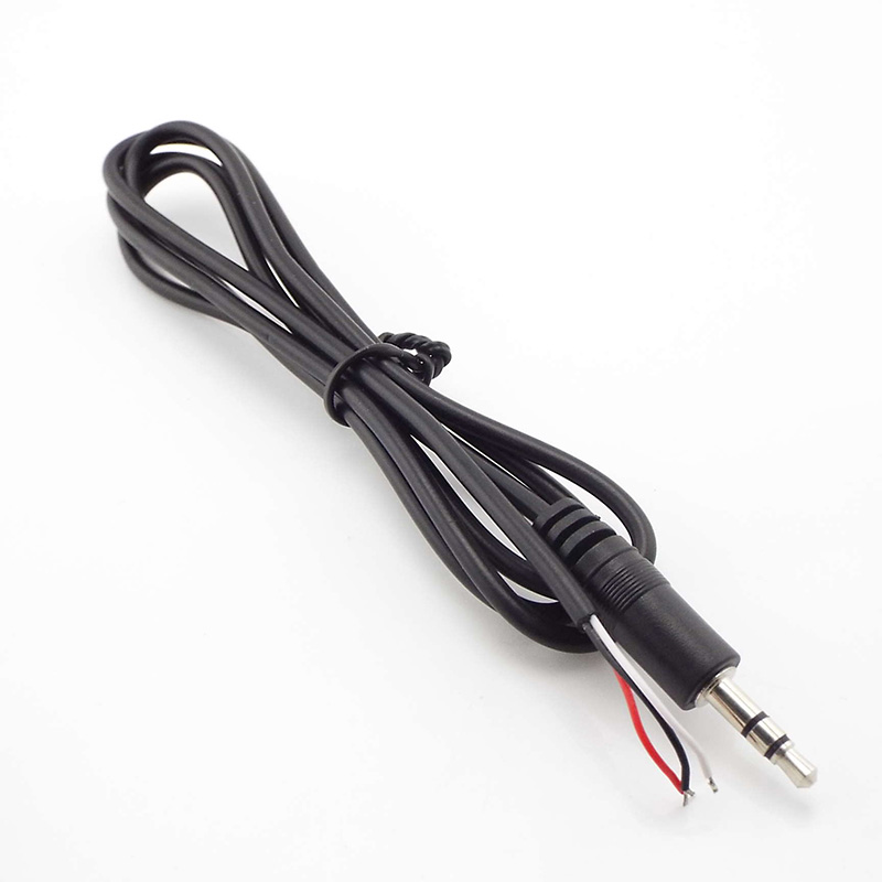 3.5mm 3 Pin 4 Pin Core Male Female Aux Connector 0.3m 1m Audio Extension Cable Aux Head Line 3.5mm Stereo Diy Audio Wire