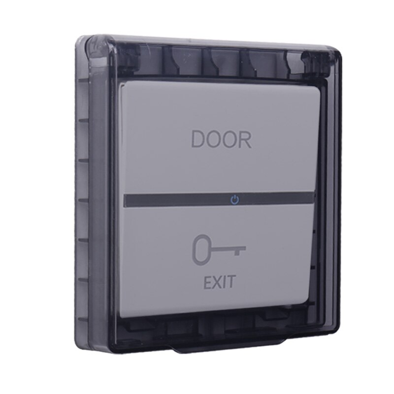 Wall Mount Switch Box Switch Self-adhesive Ultra-thin Waterproof Box Bathroom Touch Switch Cover Black Socket Splash-proof Box