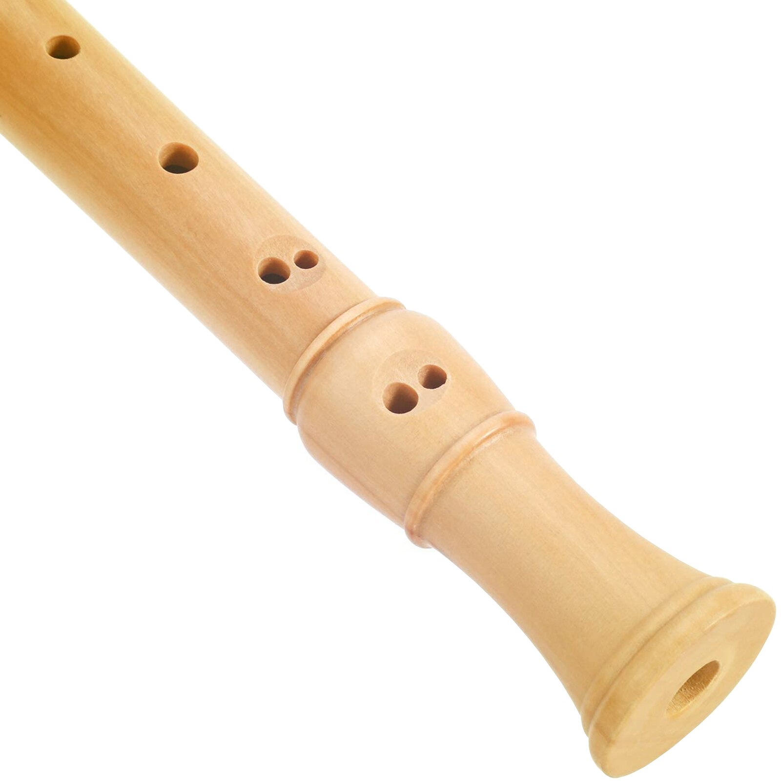 Optagerinstrument til børn voksne begyndere sopranoptager barok ahorn træ c nøgle 3 stykke optager